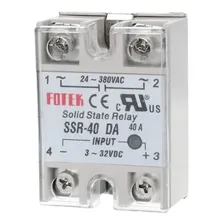 Rele Estado Solido Fotek 40a Ssr-40da 40a 380v 3-32v Com Foto mini 1