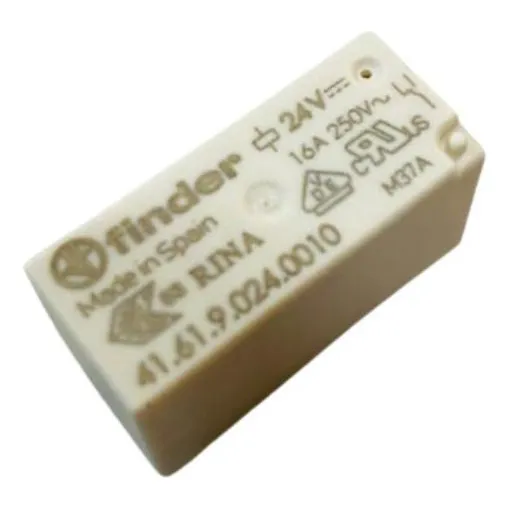 Relé Finder 16a 24v 41.61.9.024.0010 Foto 1