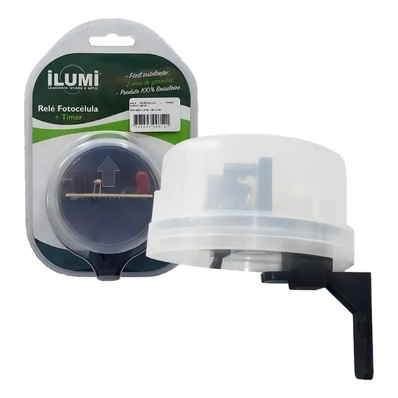 Relé Fotocelula Com Base Bivolt Qr 51 Ilumi Foto 1