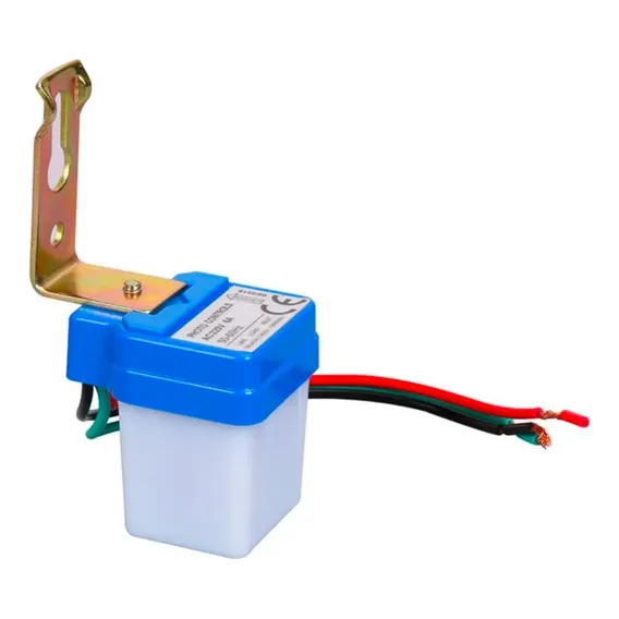 Relé Fotocélula Com Base Eletrônico 1200w Bivolt Decorlux Foto 1