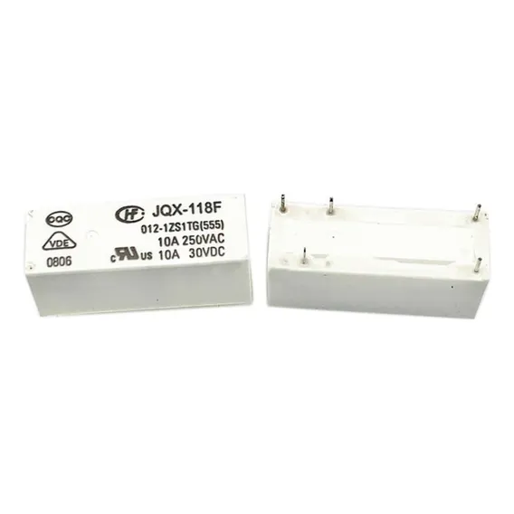 Relé Hf118f-012-1zs1 (555) Rele Jqx-118f-012-1zs1 12v 10a Foto 1