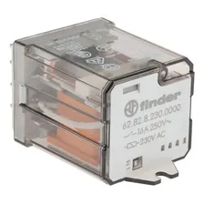 Relé Industrial 8 Pinos 16a 230v Série 62 Finder Foto  mini 1