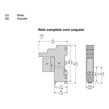 Rele Interface Acoplado 8a 24vcc 2naf Foto mini 3