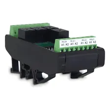 Rele Interface Acoplador Com 4 Contatos Rev. 220v Trilho Din Foto mini  3