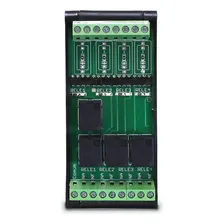 Rele Interface Acoplador Com 4 Contatos Rev. 220v Trilho Din Foto mini 4