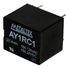 Rele Metaltex Miniatura 5 Pinos 15a 24v / 15a 125v Ay1rc1 Foto mini 1