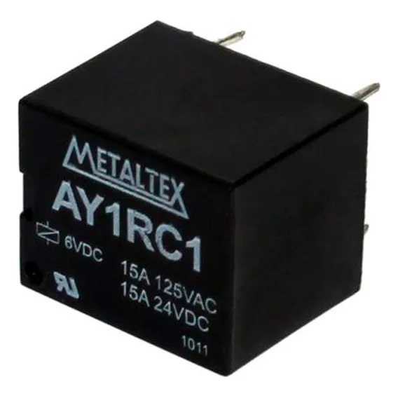 Rele Metaltex Miniatura 5 Pinos 15a 24v / 15a 125v Ay1rc1 Foto 1
