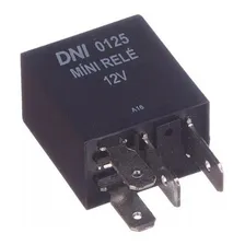 Rele Mini Auxiliar 12v 40a 4 Pinos Resistor Universal Carro Foto mini  3