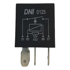Rele Mini Auxiliar 12v 40a Com 4 Pinos Com Resistor Dni0125 Foto mini 3