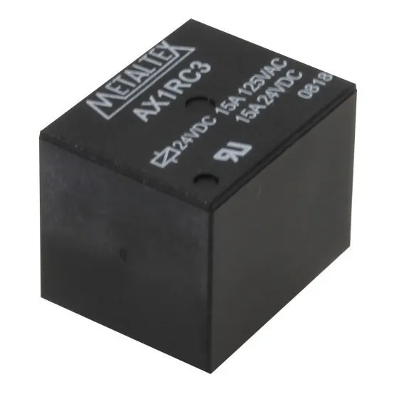 Relé Miniatura 15 Amperes 24vcc 1reversível Ax1 Metaltex Foto 1