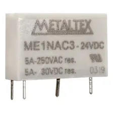 Relé Miniatura 5a 24vcc 1na Me1nac3 - Metaltex (i) Foto mini 1