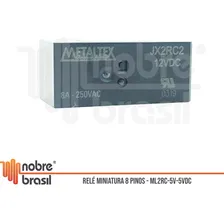 Rele Miniatura 8 Pinos 2a 30vdc / 1a 125vac 2rc Metaltex Foto mini 2