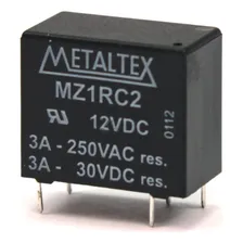 Rele Miniatura De PotĂȘncia 5 Pinos Mz1rc2 12v Metaltex Foto mini 1