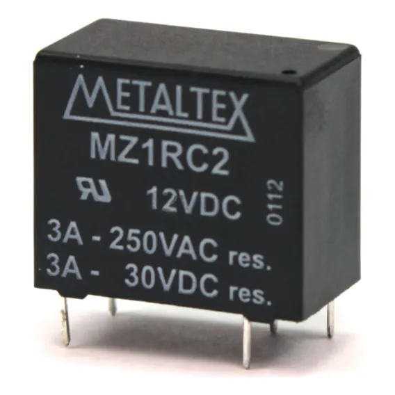 Rele Miniatura De PotĂȘncia 5 Pinos Mz1rc2 12v Metaltex Foto 1