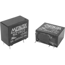 Rele Miniatura De PotĂȘncia 5 Pinos Mz1rc2 12v Metaltex Foto mini 3