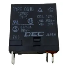Rele Para Tv Dg 1u 12v Dec Dg1u 12vdc Iii 4 Terminais Foto mini 3