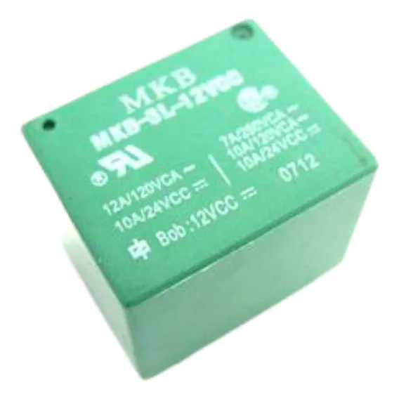 Relé Potencia Mkb-3l-12vcc 1 Rev. Selado 12a 5 Pinos Pci 127/220v Foto 1