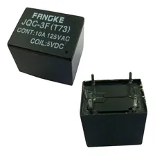 Rele Relay T73 Dc 5v 5 Terminais 10a 125v Foto mini 1