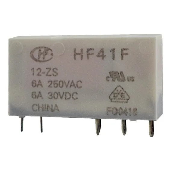 Rele Slim Acoplador 12vcc Hf41f (somente O Rele) Sibratec Foto 1