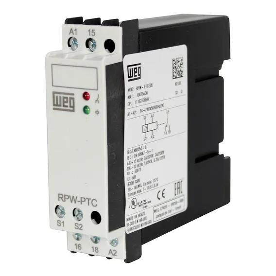 Relé Supervisão Eletrônico Sensor Ptc 24-240 Com Sensor Foto 1