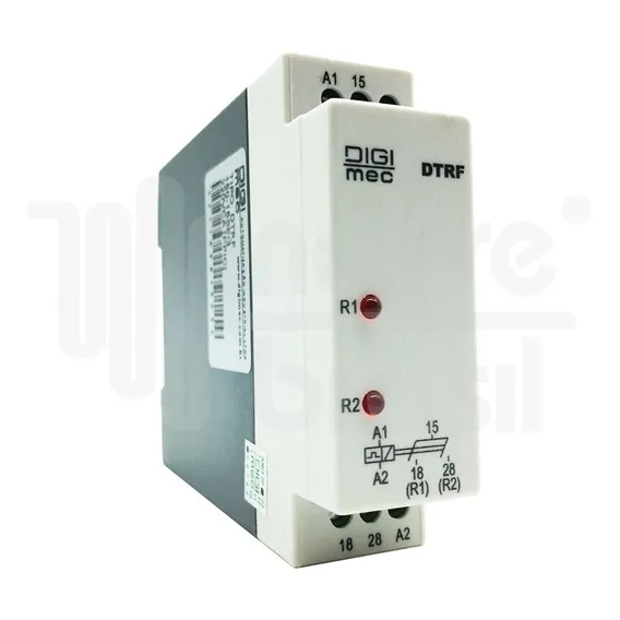 Rele Tempo P/ Reversão De Motores Dtrf 150-15 Seg - Digimec Foto 1