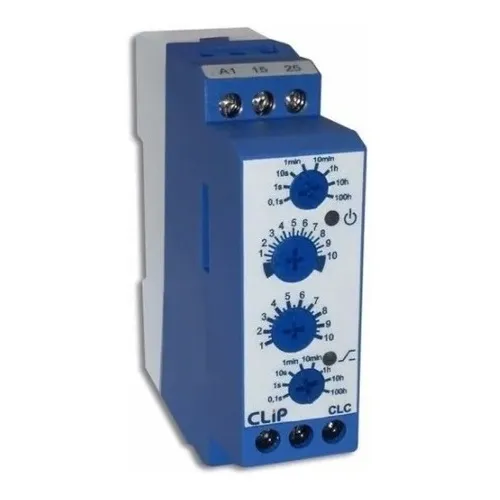 Relé Temporizador Cíclico Clip Clc-2r 12v Spdt 01s-100h Foto 1