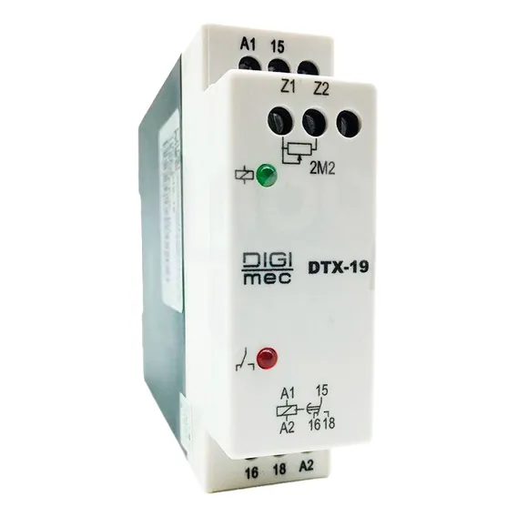 Rele Temporizador Dtx-19 15 Seg 220vca - Digimec Foto 1
