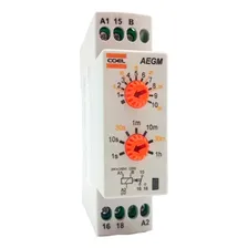 Relé Temporizador Multi Escala Pulso / Retardo Coel Aegm 24-240v Foto mini 1