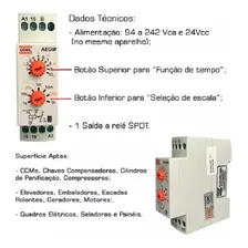 Relé Temporizador Multi Escala Pulso / Retardo Coel Aegm 24-240v Foto mini 4