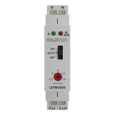 Relé Temporizador Timer Minuteria Multifunção 110V 220V Bivolt Din35 Exatron LETM4000 Foto mini 3