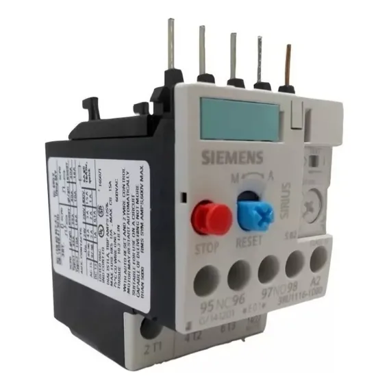 Relé Térmico Siemens 3ru1116 Sirius Com Proteção 1,4 A 2a 127/220v Foto 1