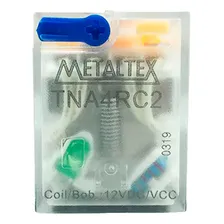 Rele Tna4rc2 Contatos 4 Rev 5amperes 12vcc Metaltex Foto mini 2