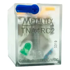 Rele Tna4rc2 Contatos 4 Rev 5amperes 12vcc Metaltex Foto mini 1