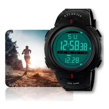 Relógio Atlantis Digital Esportivo Corrida Running 7330 Foto  mini 1