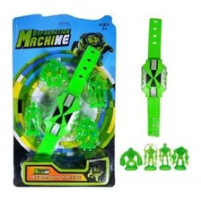 Relógio Ben 10 Omnitrix C/ Luzes E Sons E 4 Miniaturas Foto mini  2