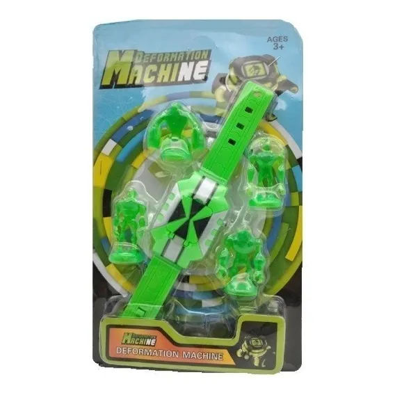 Relógio Ben 10 Omnitrix C/ Luzes E Sons E 4 Miniaturas Foto 1