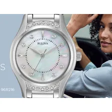 Rel贸gio Bulova Feminino Diamond Quartz 96R216 Foto mini 3