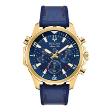 Rel贸gio Bulova Masculino Star Marine Crono 97b168 Foto mini 1
