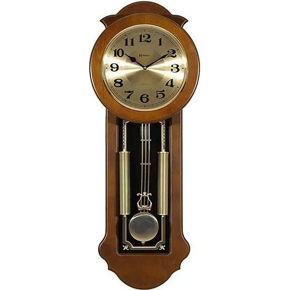 Rel贸gio Carrilh茫o Quartz Ave Maria Westminster Herweg 530007 Cor da estrutura Amieiro Cor do fundo Dourado Foto 1