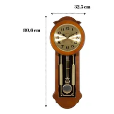 Rel贸gio Carrilh茫o Quartz Ave Maria Westminster Herweg 530007 Cor da estrutura Amieiro Cor do fundo Dourado Foto mini 2