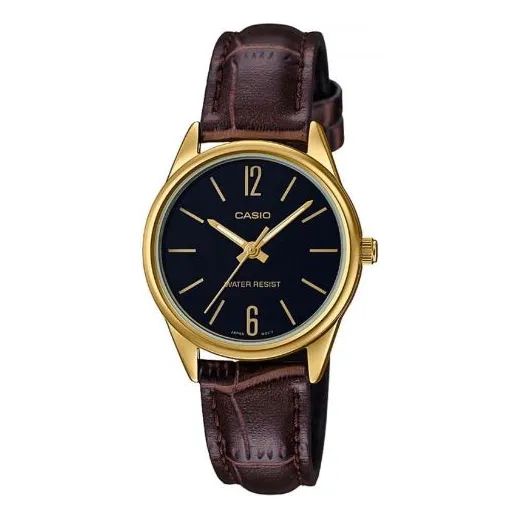 Rel贸gio Casio Collection Feminino Dourado Ltp-v005gl-1budf Foto 1