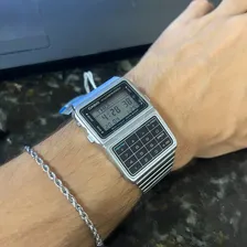 Rel贸gio Casio Data Bank Calculadora Dbc-611-1df Foto mini 4