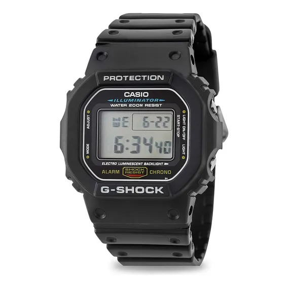 Rel贸gio Casio DW-5600E-1VDF G-shock Preto Masculino Digital Foto 1