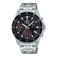 Rel贸gio Casio Edifice Masculino Efv-540d-1avudf Correia Prateado Foto mini 1
