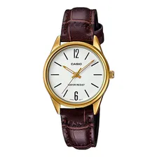 Relógio Casio Feminino Analógico Dourado Ltp-v005gl-7budf Foto  mini 1