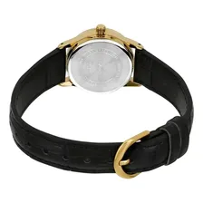 Rel贸gio Casio Feminino Dourado Couro Ltp-v002gl-7budf Foto mini 2