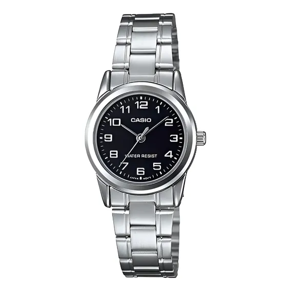 Relógio Casio Feminino Prata Ltp-v001d-1budf Foto 1