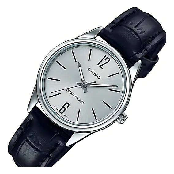 Rel贸gio Casio Feminino Prata Ltp-v005l-7budf Foto 1