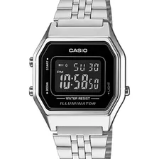Rel贸gio Casio Feminino Vintage Prata La680wa-1bdf Cor da correia Prateado Foto mini 3