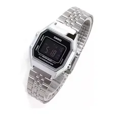 Rel贸gio Casio Feminino Vintage Prata La680wa-1bdf Cor da correia Prateado Foto mini 1